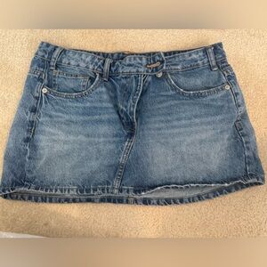Zara Blue Denim Skirt